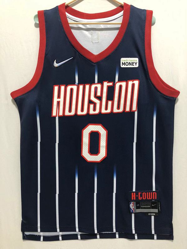 Men Houston Rockets #0 Green Dark blue 2022 City Edition Nike NBA Jersey->golden state warriors->NBA Jersey